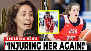 2 MIN AGO: Sue Bird IN SHOCK after Angel Reese Targeted Caitlin's Knee DURING TEAM USA PRACTICE!