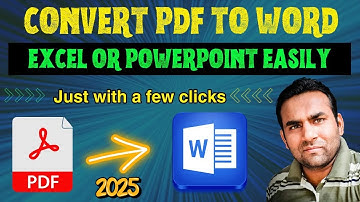 Convert PDF to Editable Word Documents For Free (2025)