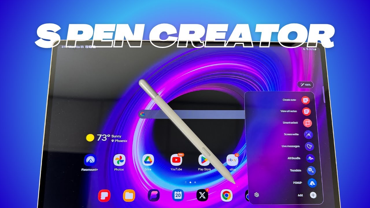 The S-Pen Creator Edition is here! : r/GalaxyTab