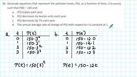1105 RP2 036 - Constructing Linear and Exponential Models