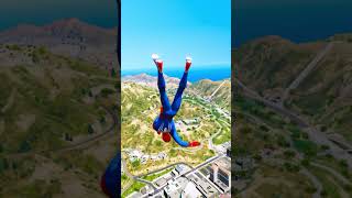 GTA V SPIDER-MAN, Stunt Car Racing Challenge (Euphoria Physics, Fails, Jumps, Funny Moments)