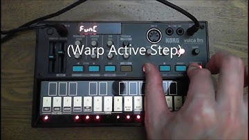 volca fm Pattern Chain and Warp Active Step