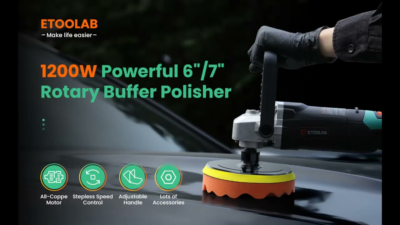 ETOOLAB Buffer Polisher Kit with 19pcs Accessories