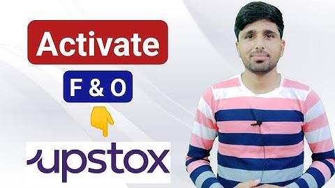 How to activate future and options in upstox | Upstox me future and options kaise activate kare.