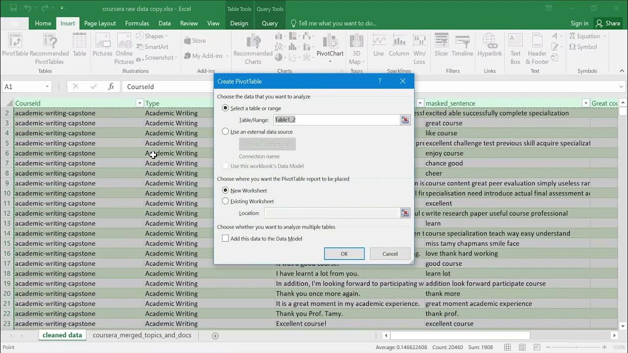 How to segment qualitative data with excel power query - YouTube