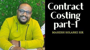 #2 Contract Costing  Practical Question For TYBCOM|CA-IPCC|CMA. FEB,2022