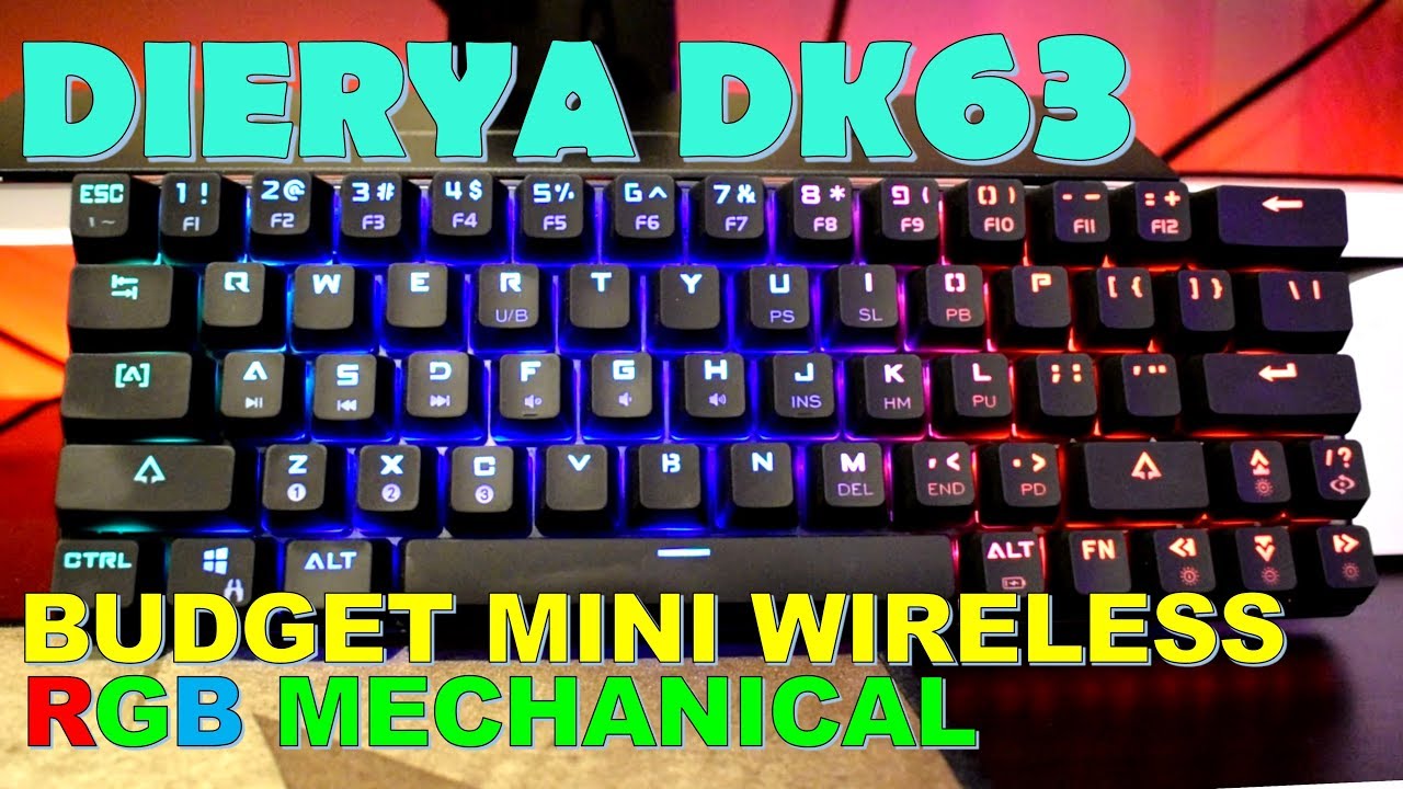 DIERYA DK63 60% Mechanical Keyboard Gaming Keyboard