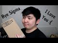 ASMR Goodbye Sigma Lens :(