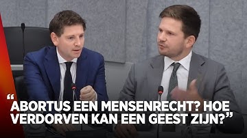 Van Meijeren (FVD) clasht met Paternotte (D66) over abortusrecht