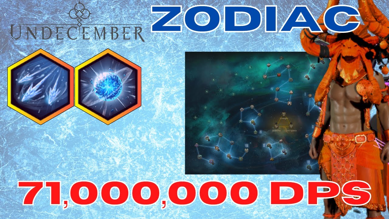 UNDECEMBER Fire Ball + Fire torrent gear /zodiac / Skill Build Guide 