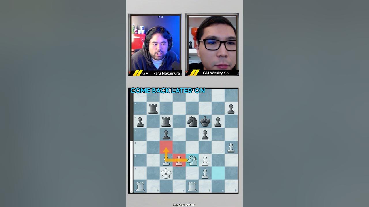 Hikaru found the mate so quick #chesstok #hikarunakamura