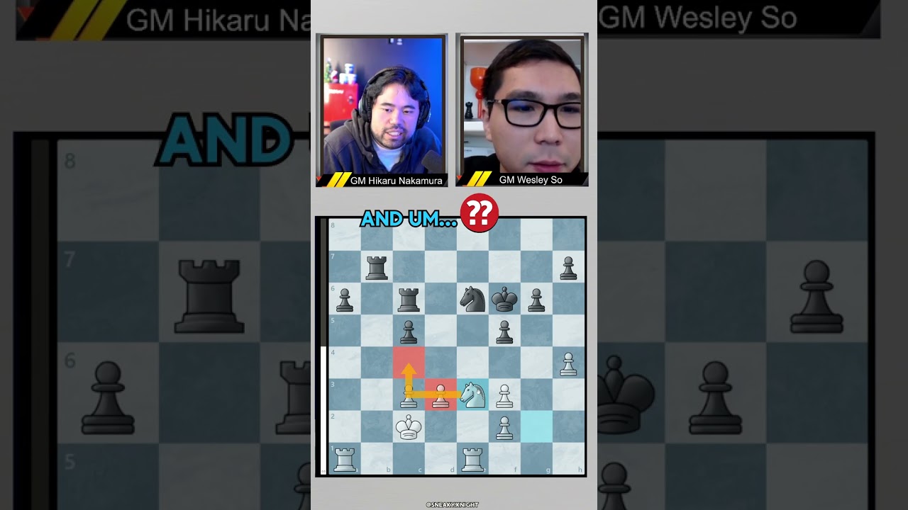 Hikaru found the mate so quick #chesstok #hikarunakamura