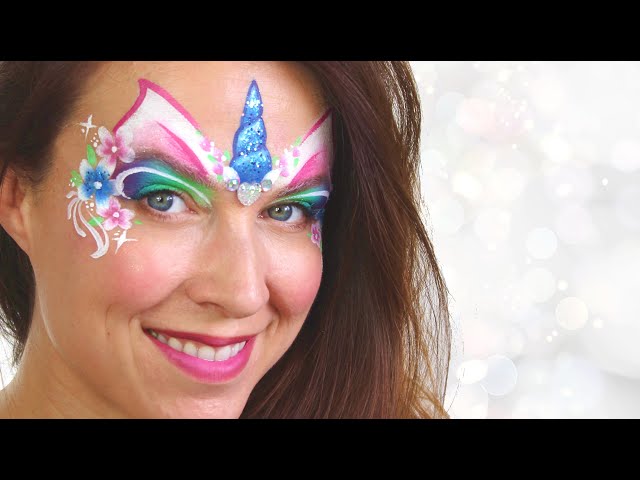 Easy Rainbow Butterfly Face Painting Tutorial 