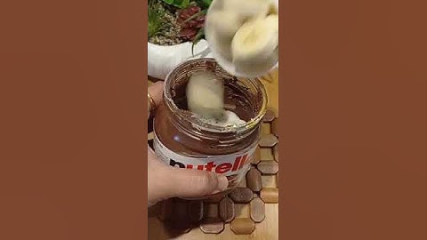 How to use leftover Nutella from Nutella jar #nutellajarhacks
