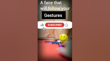A face that will follow your gestures with arduino IR sensor servo motor #subscribe