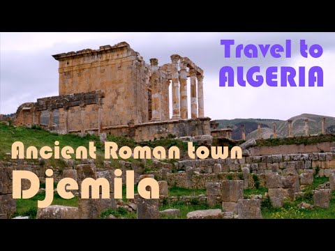 The Ancient Roman town of Djémila in Algeria