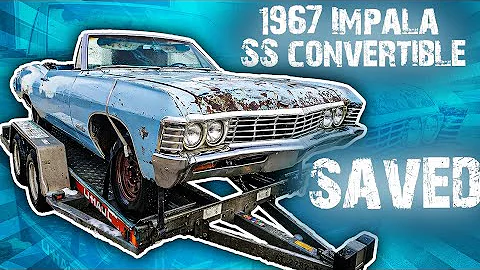 1967 Impala Saved!!! Vehicle Walk around, 1967 Impala find 67 Impala SS convertible