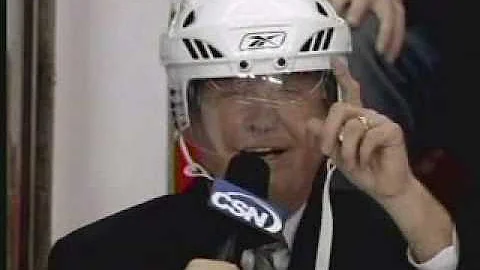 Philadelphia Flyers Steve Coates gets PUNKED Helme...
