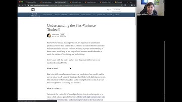 Bias-Variance Trade-off M4S28 [2019-07-24]