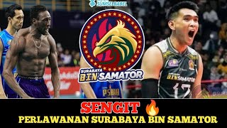 SENGIT 🔥Surabaya BIN Samator vs Palembang Bank Sumsel Babel  Rivan Nurmulki Lawan Salimou Souare