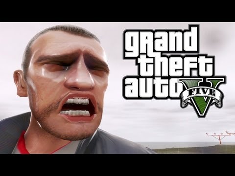 GTA V Gameplay Trailer - Niko's Dramatic Reaction