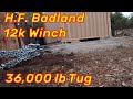 36,000 pound pulling power with Badland winch!