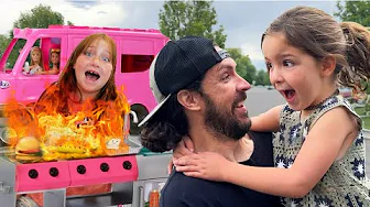 NAVEY SURPRiSES ADLEY!! new Barbie toys and a sneak peak of Adley's A is for Adventure Music Video!