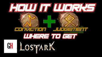 How Conviction and Judgement Rune Works in Lost Ark - where to get conviction and judgement rune