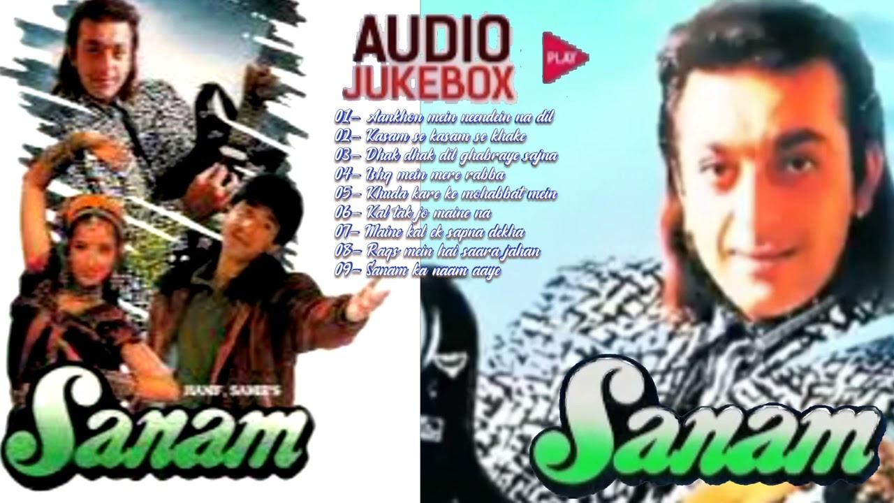 Sanam Movie All Songs  Sanjay Dutt Manisha Koirala Vivek Mushran Anand Milind  90s Love Songs