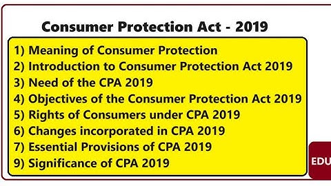Consumer Protection Act - 2019 || Full Topic Easy Explanation with Examples