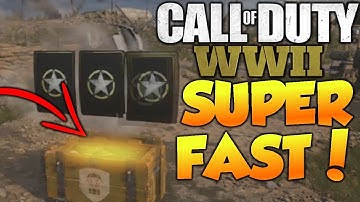 A RIDICULOUS & EASY Way To Earn Supply Drops FAST! (Call Of Duty: WWII Tips & Tricks)
