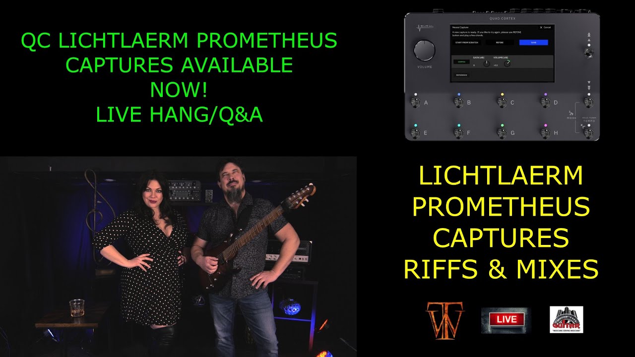 Quad Cortex Lichtlaerm Prometheus Pack Demo, Live Hang/Q&A - YouTube