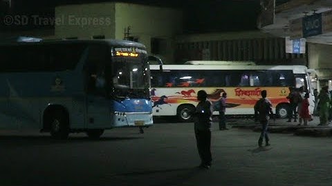 Msrtc : swargate pune main bus stand at night | shivshahi bus | shivneri bus | beautiful view