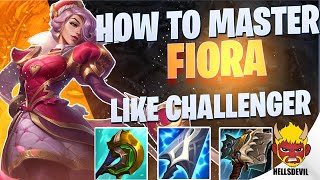 WILD RIFT | How To MASTER Fiora Ultimate! | Challenger Fiora Gameplay | Guide & Build