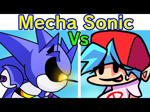 Friday Night Funkin' VS Mecha Sonic FULL WEEK + Cutscenes (FNF Mod
