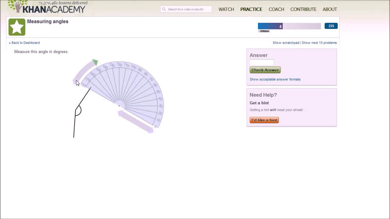 Misurare gli angoli con il goniometro 2 | Angoli e rette incidenti | Geometria | Khan Academy