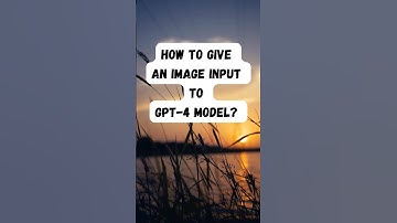How to give image input to GPT-4 model #shorts #chatgpt  #openai