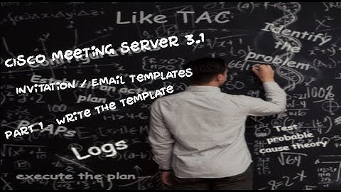 CMS - Invitation/Email Templates Part 1 Write the Template