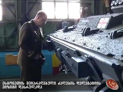 Visit of Estonia Military Deletegion in STC Delta / ესტონეთის სამხედრო დელეგაცია \"დელტაში\"