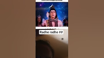 Shiva and Narayan as Mohini 😃 / Radhe Radhe #radhakrishna #mahadev