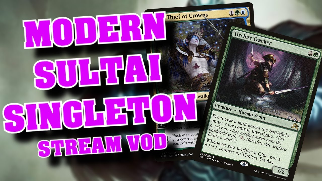 BUG MIDRANGE SINGLETON, IN MODERN - Sultai Singleton - MTG Stream VOD