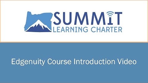 Edgenuity Course Intro Video