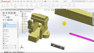 Bài 43 SLDASM Giới thiệu môi trường Assembly trong Solidworks 2016