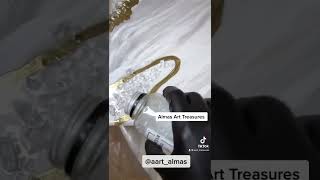 Arabic Calligraphy | Geode Srabic Calligraphy | How to Glass Arabic Calligraphy | Resin Calligraphy