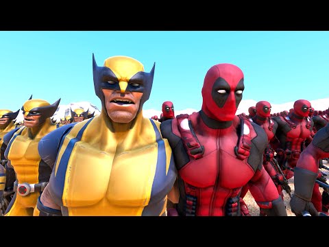 ÖRÜMCEK ADAM VS BATMAN VS DEADPOOL VS WOLVERINE 😱 - Süper Kahraman Kapışmaları