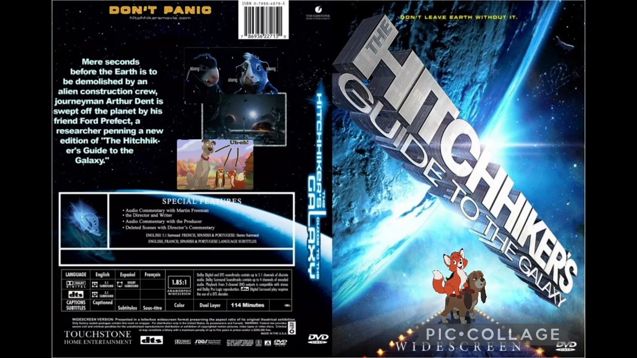 The Hitchhiker's Guide To The Galaxy (2005) DVD Covers Widescreen
