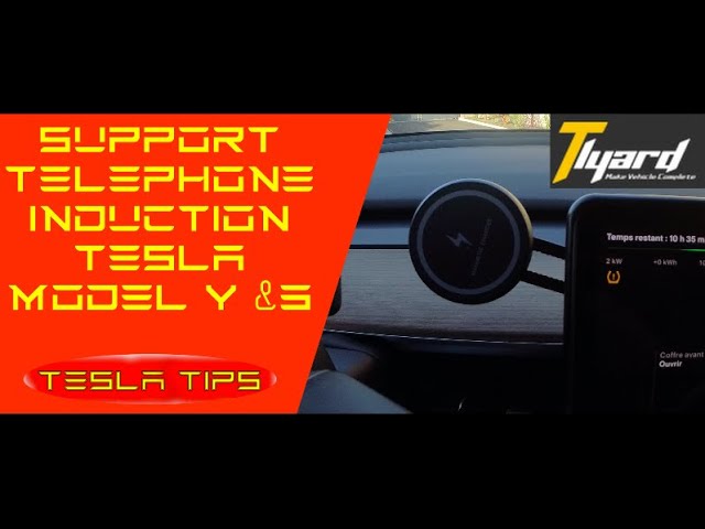 Support téléphone électrique Tesla Model 3 Y - Tesmile