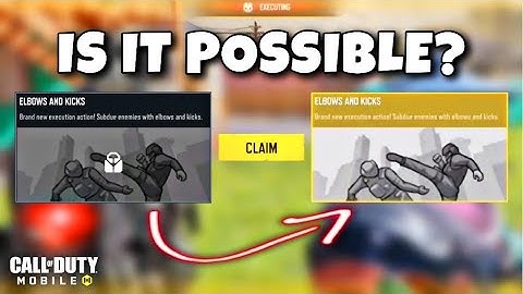 HOW TO UNLOCK ELBOWS AND KICKS EXECUTION IN COD MOBILE IS IT POSSIBLE IN CODM SEASON 3 2025 FREE