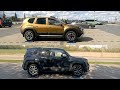 Dacia Duster 4WD vs Jeep Renegade Active Drive - 4x4 test on rollers