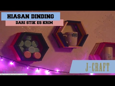 J Craft Hiasan  Dinding  dari Stik  Es  Krim  YouTube